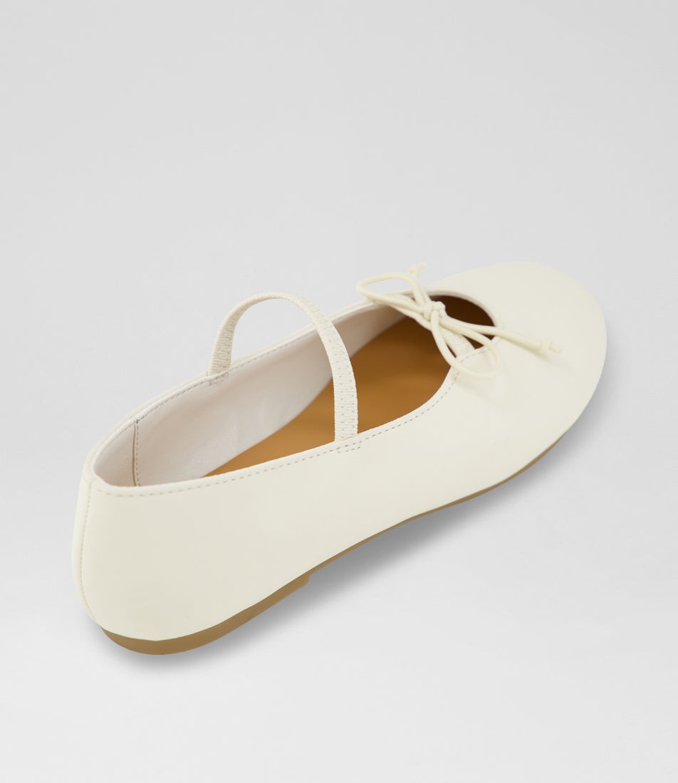 Clover Junior Cannoli Cream Flat Shoes