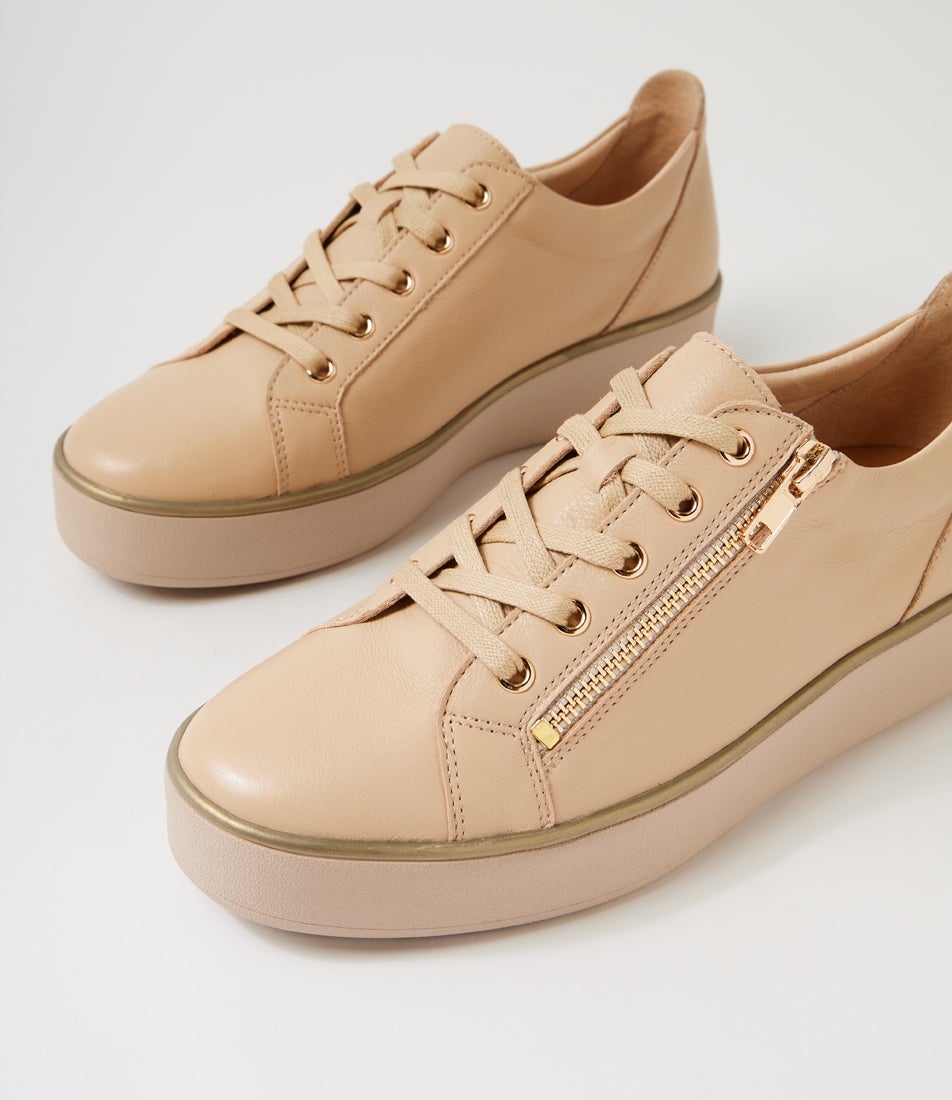 Zissy W Camel Leather Sneakers