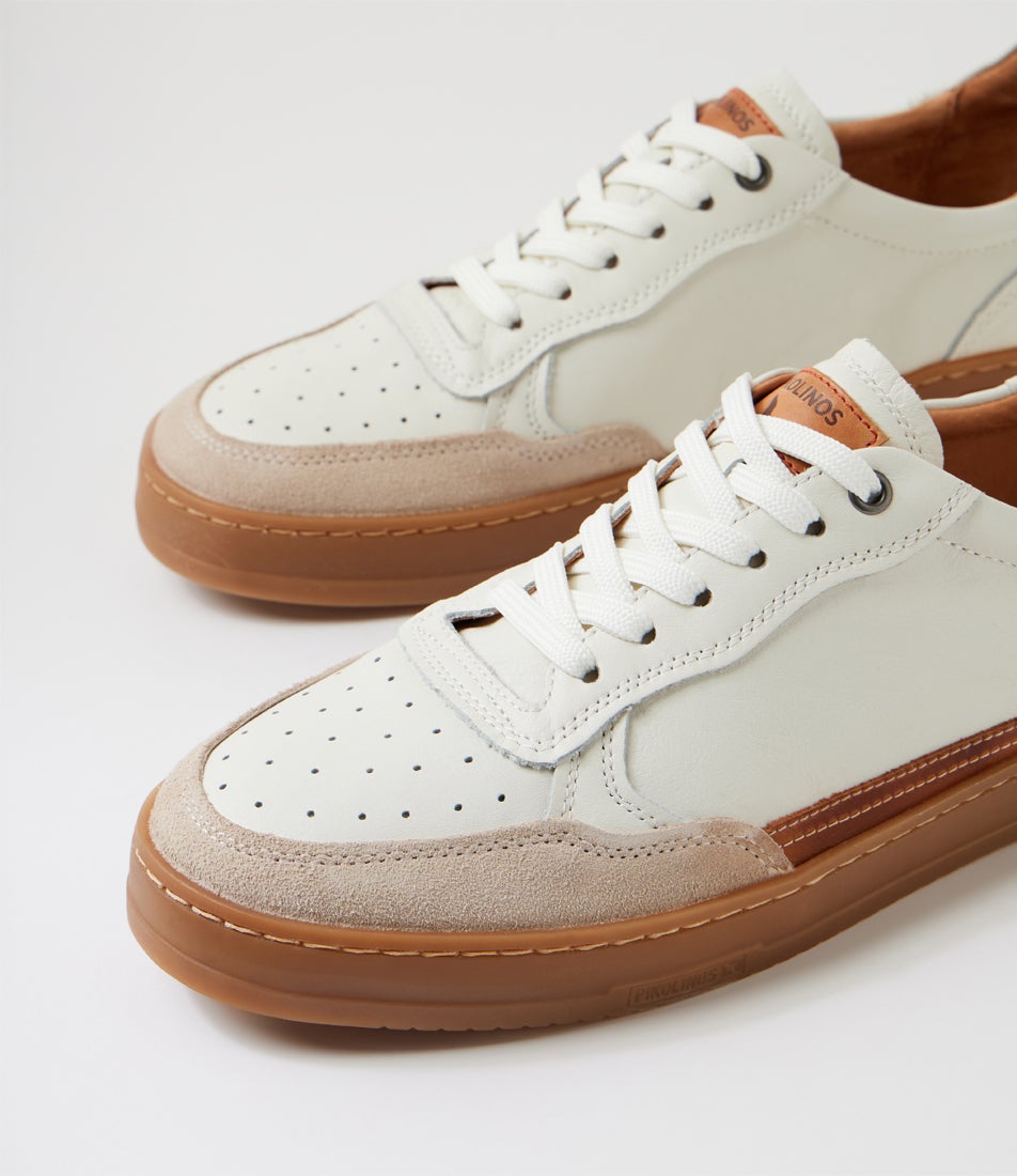 Xativa 83 Off White Leather Sneakers