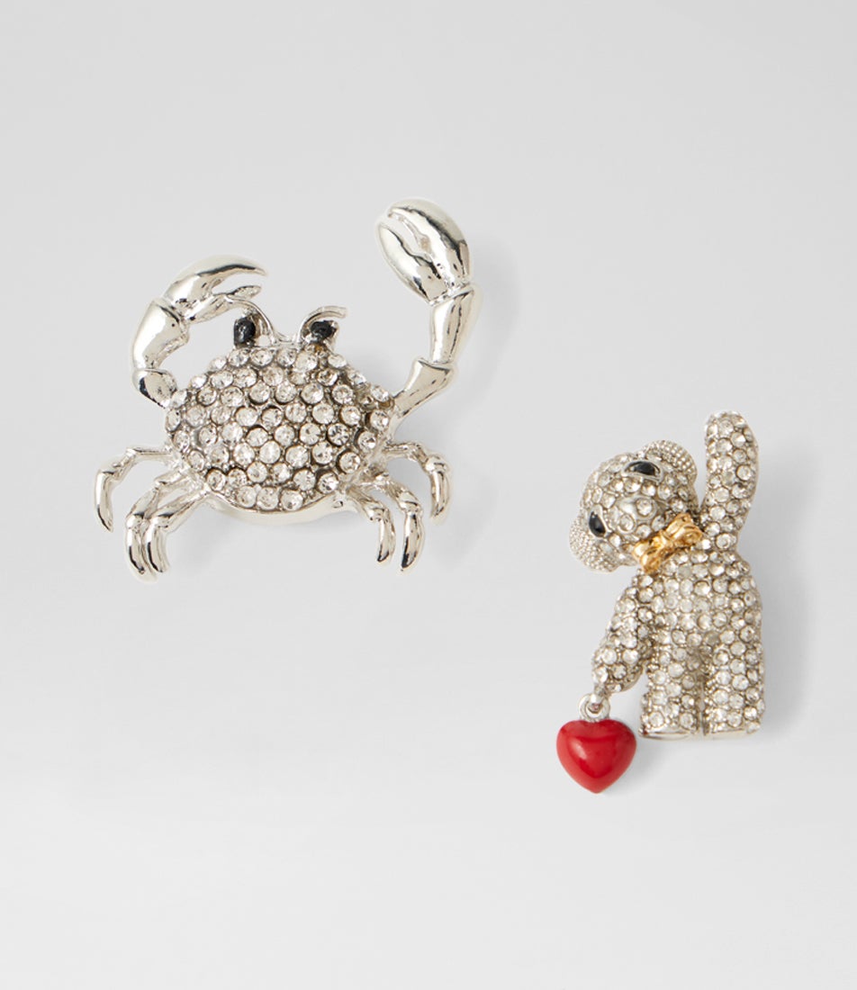 Bling Crab Multi Metal Charm Pack