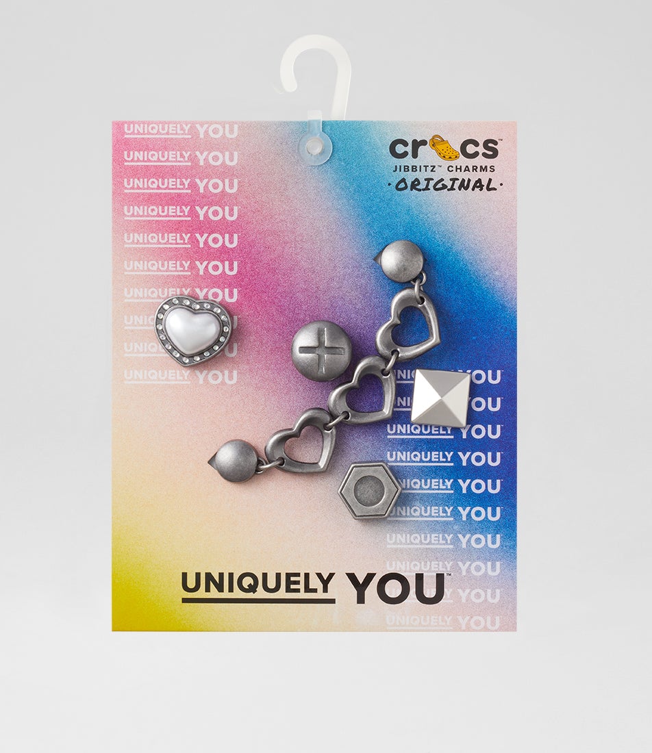 Silver Romantic Silver Jibbitz