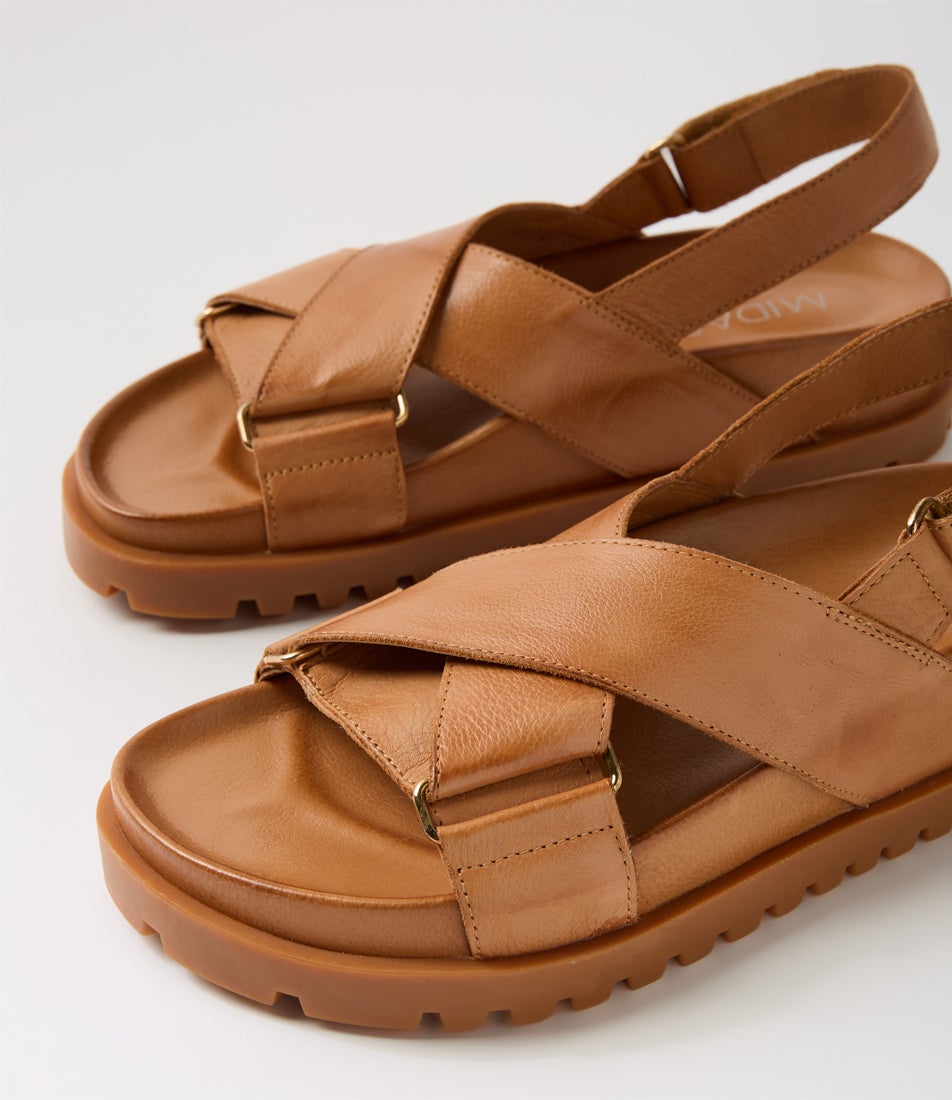 Umar Tan Leather Sandals