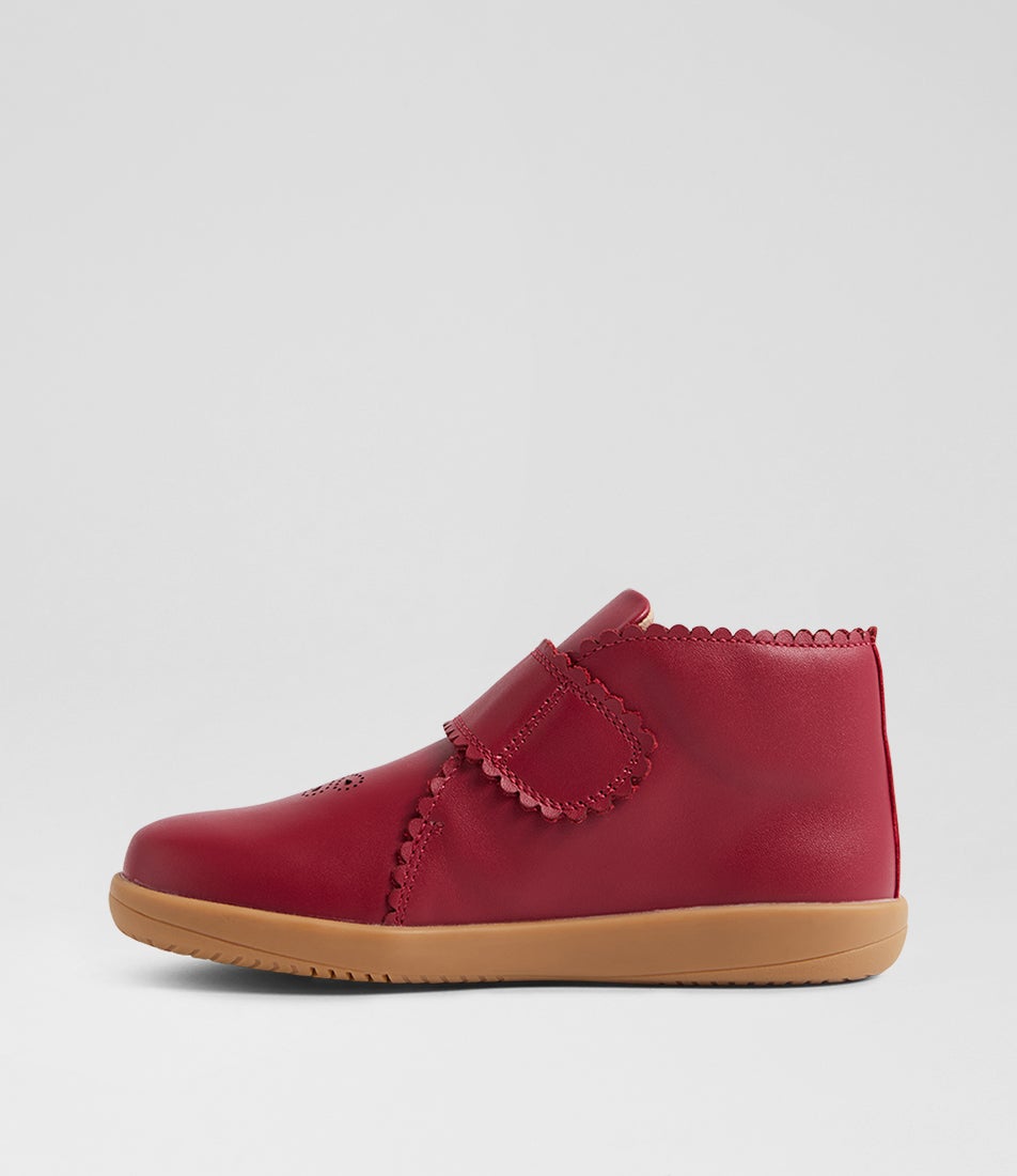 Kp Willow 2 Junior Tibitan Red Leather Ankle Boots