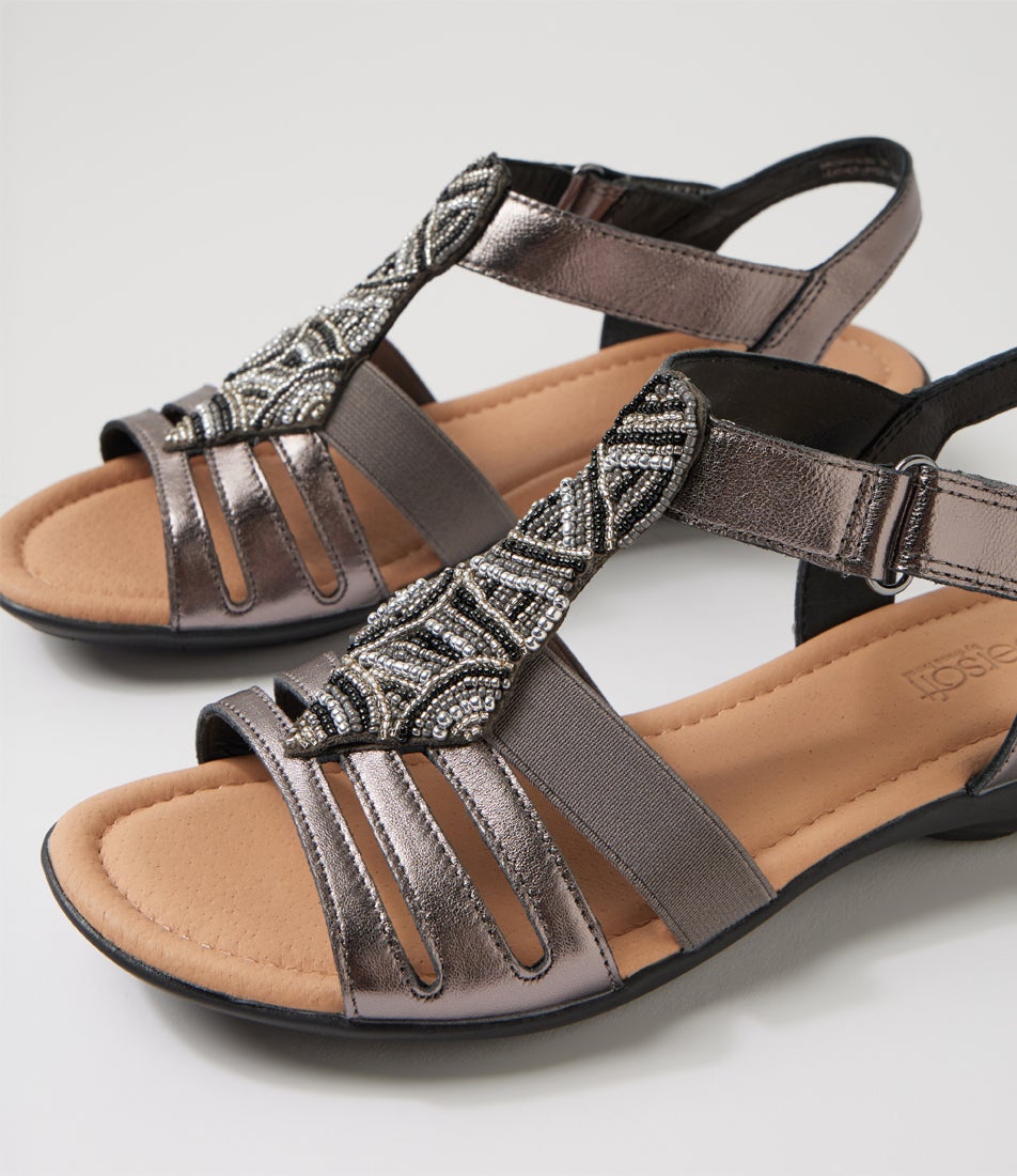 Brownyn Pewter Multi Sandals