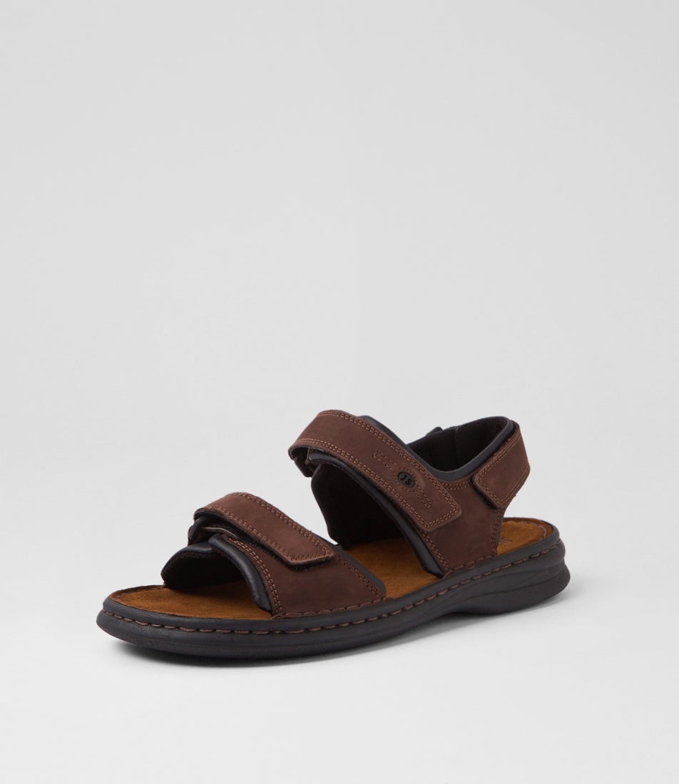 Rafe Brasil Schwarz Leather Sandals