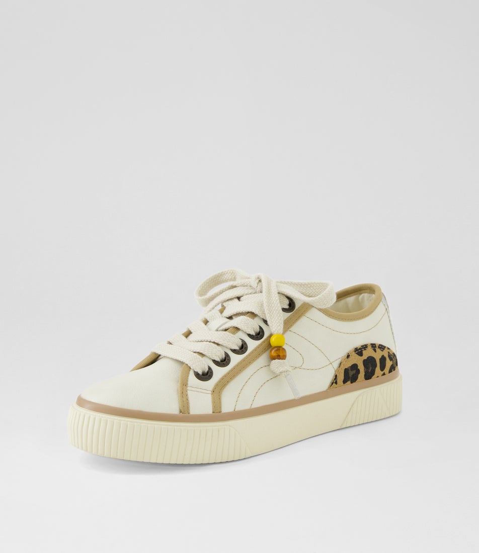 Azure Gold Leopard Multi Sneakers