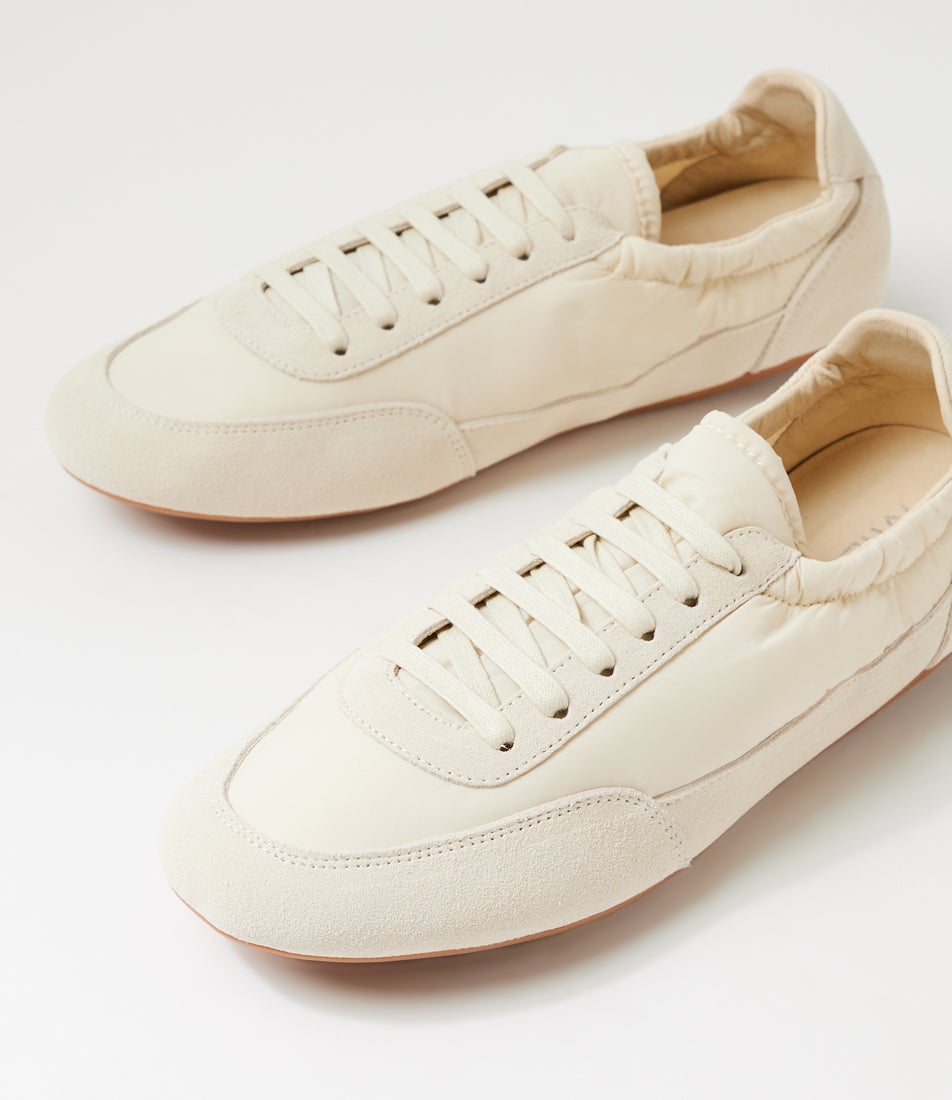 Brisk Vanilla Suede Fabric Sneakers