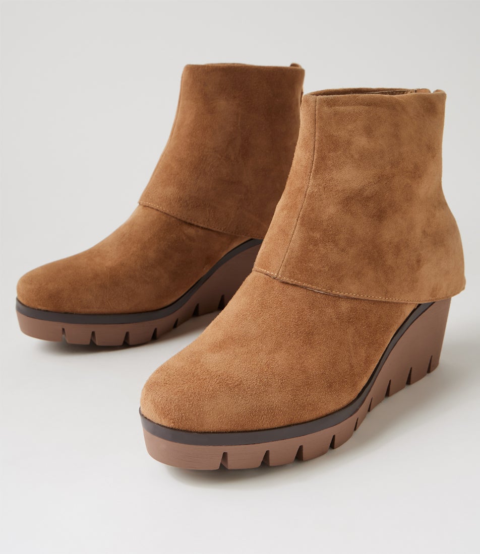 Neeper Choc Suede Ankle Boots