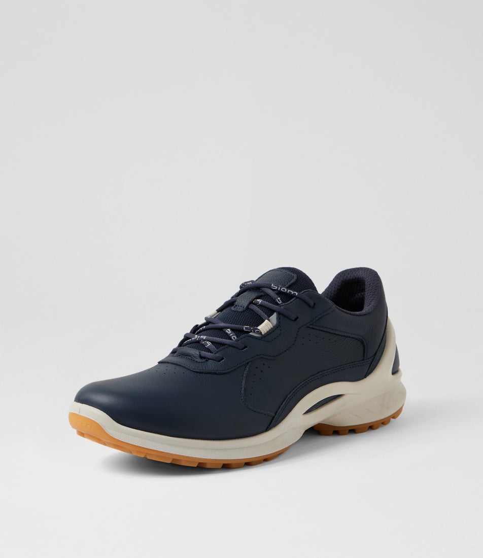 Biom Energi M Marine Leather Sneakers