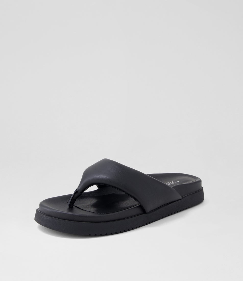 Radar Black Thongs