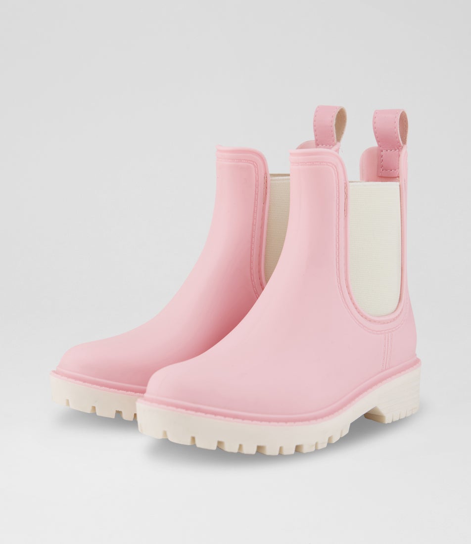Charlie Toddler Rose Whisper White Chelsea Boots