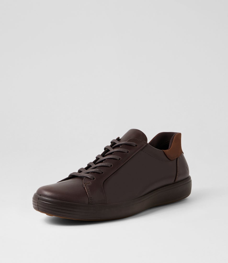 Soft 7 M Mocha Cocoa Brown Leather Sneakers