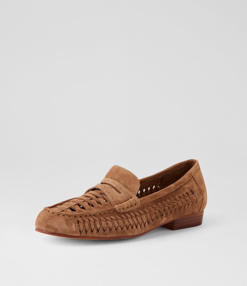 Testkas Light Choc Suede Loafers