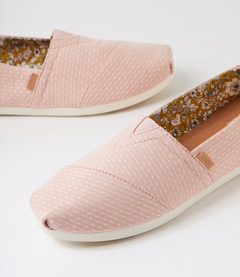 Alpargata Bloom Chambray Dot Canvas Flat Shoes