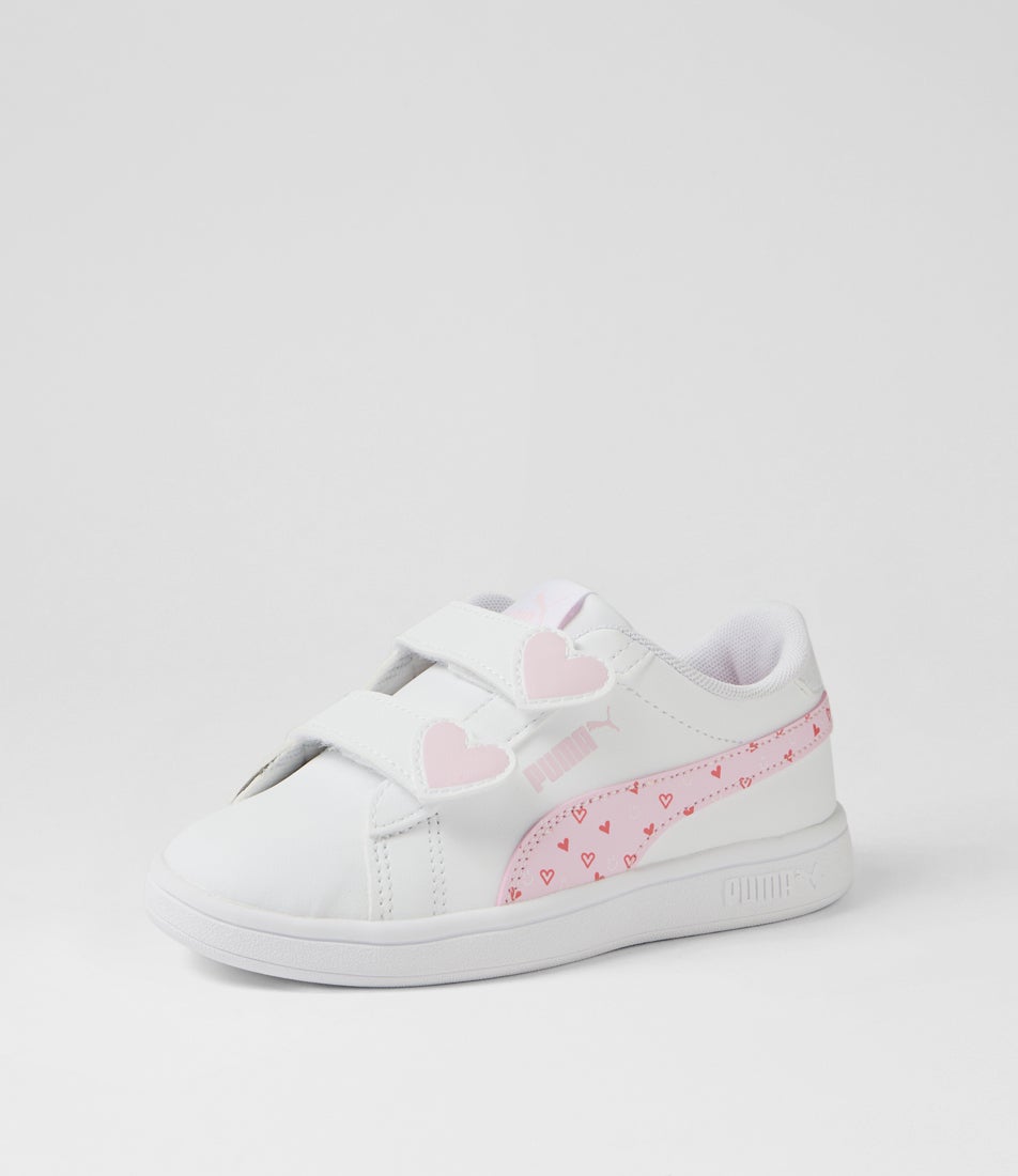 Smash 3.0 Hearty Junior White Pearl Pink Sneakers