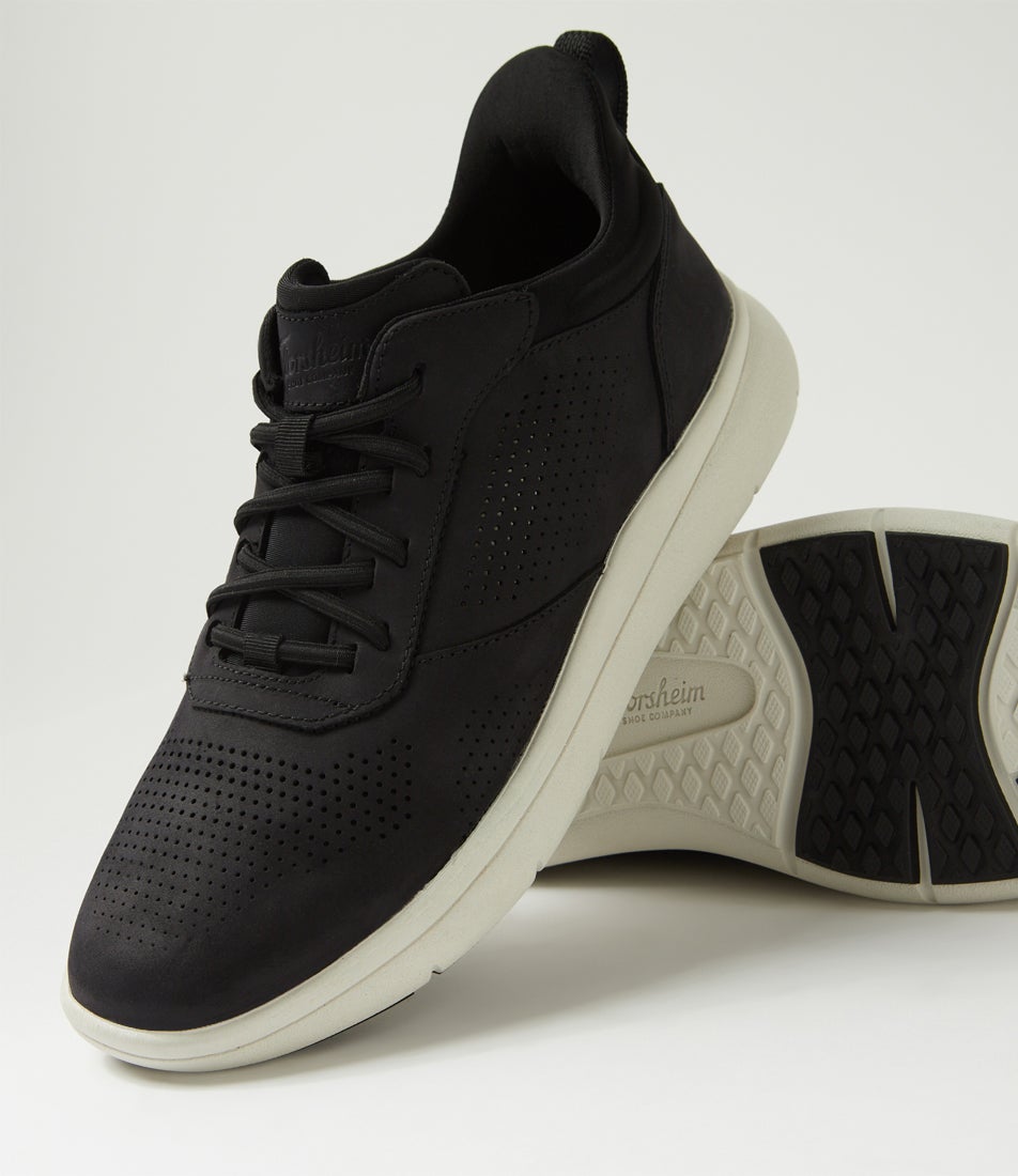 Fleet Perf Nero Crazyhorse Leather Sneakers