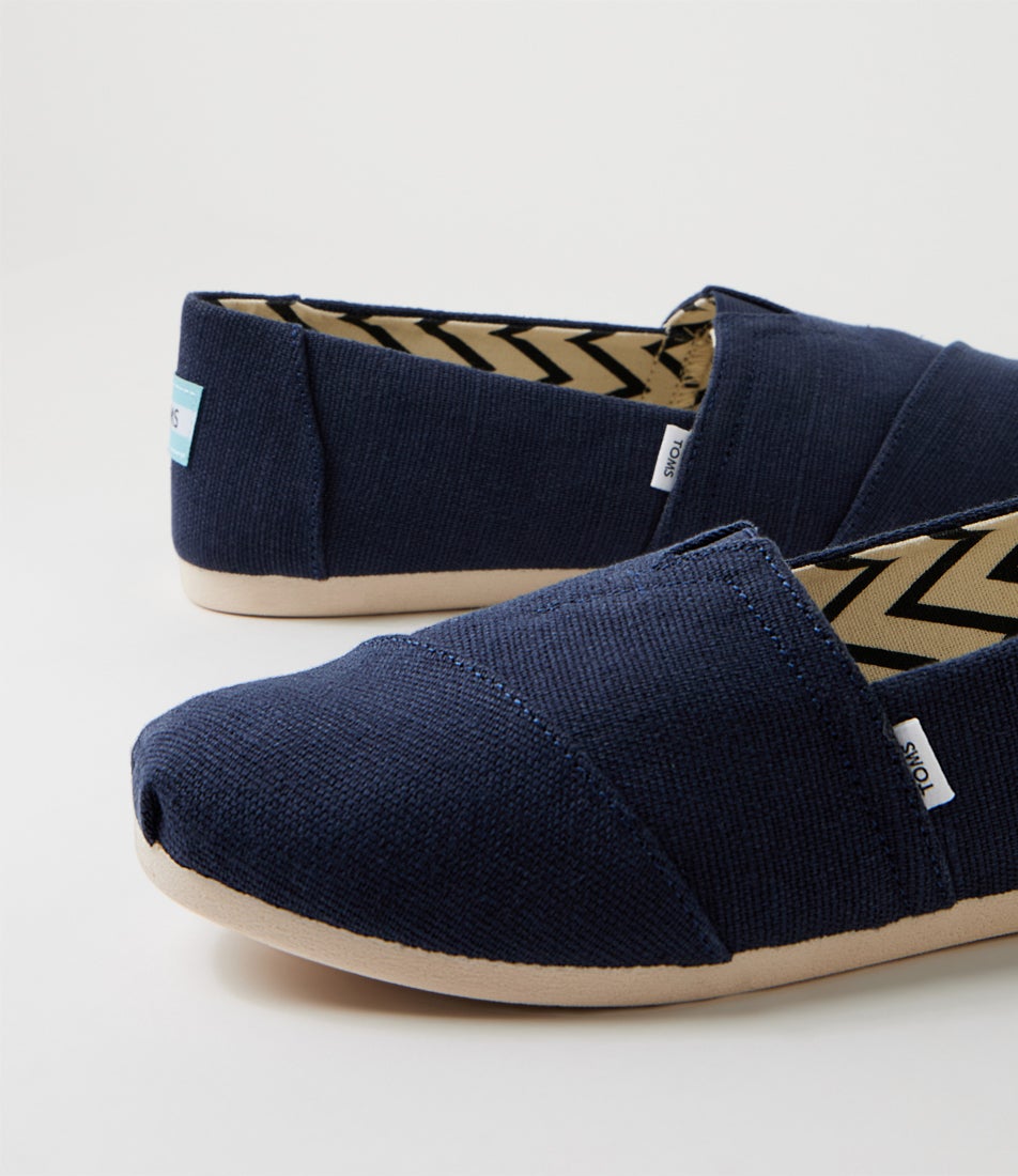 Alpargata Classic Navy Canvas Flat Shoes