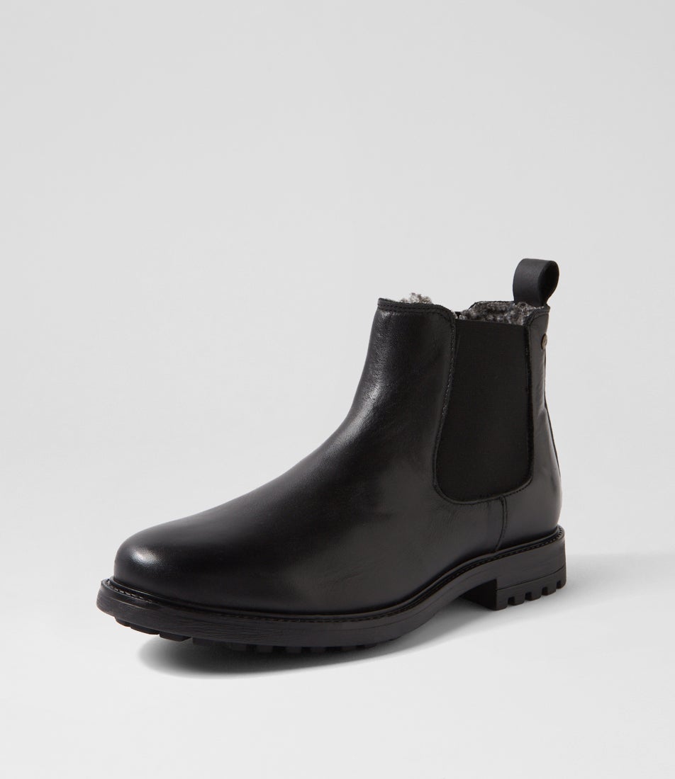 Rodeo Black Leather Chelsea Boots