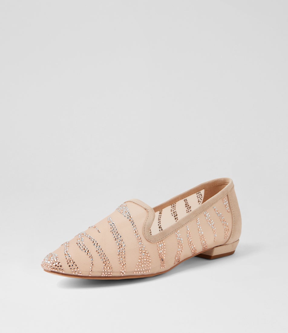 Agge Nude Mix Loafers