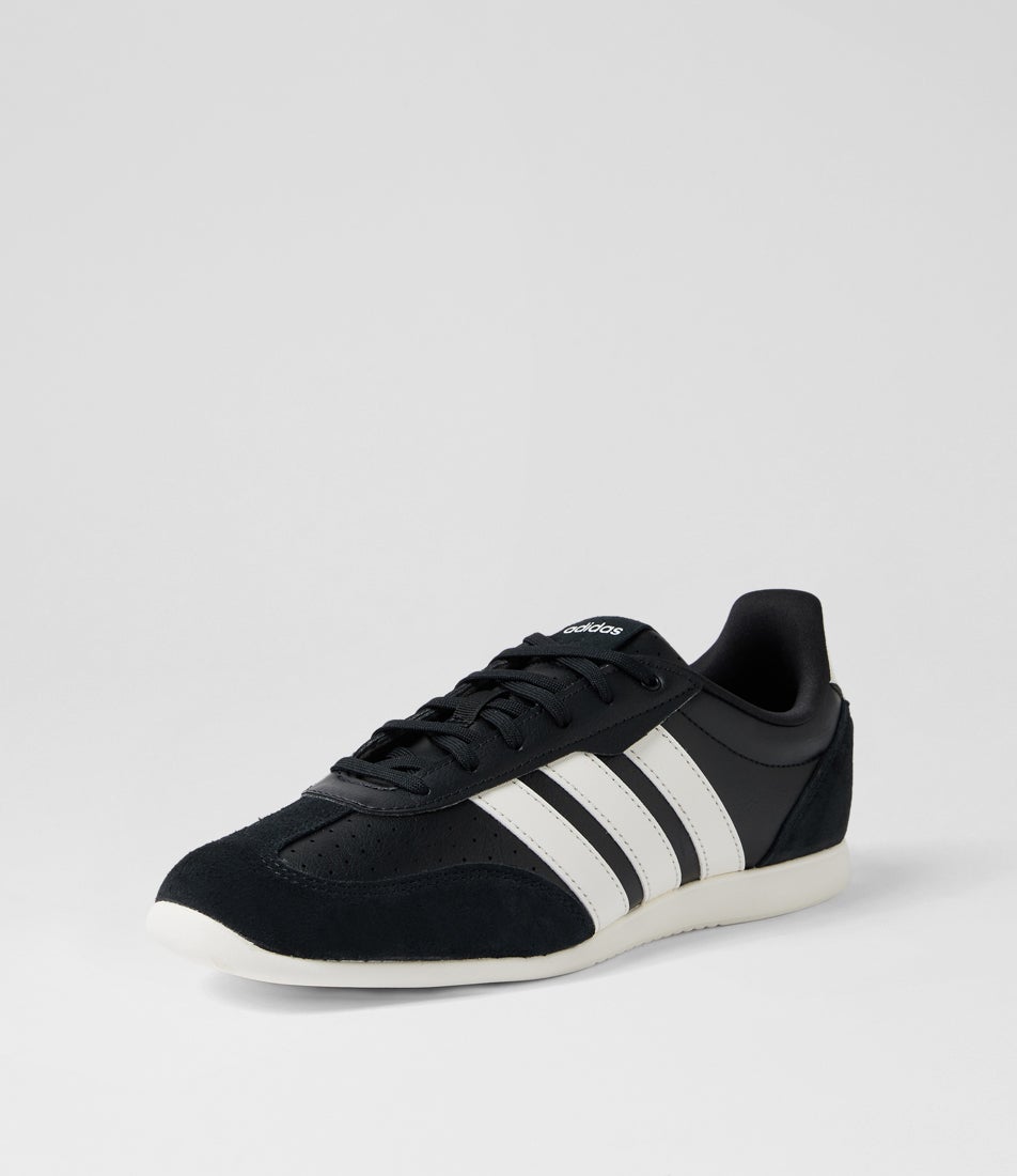 Barreda Lo W Core Black White Off White Fabric Sneakers