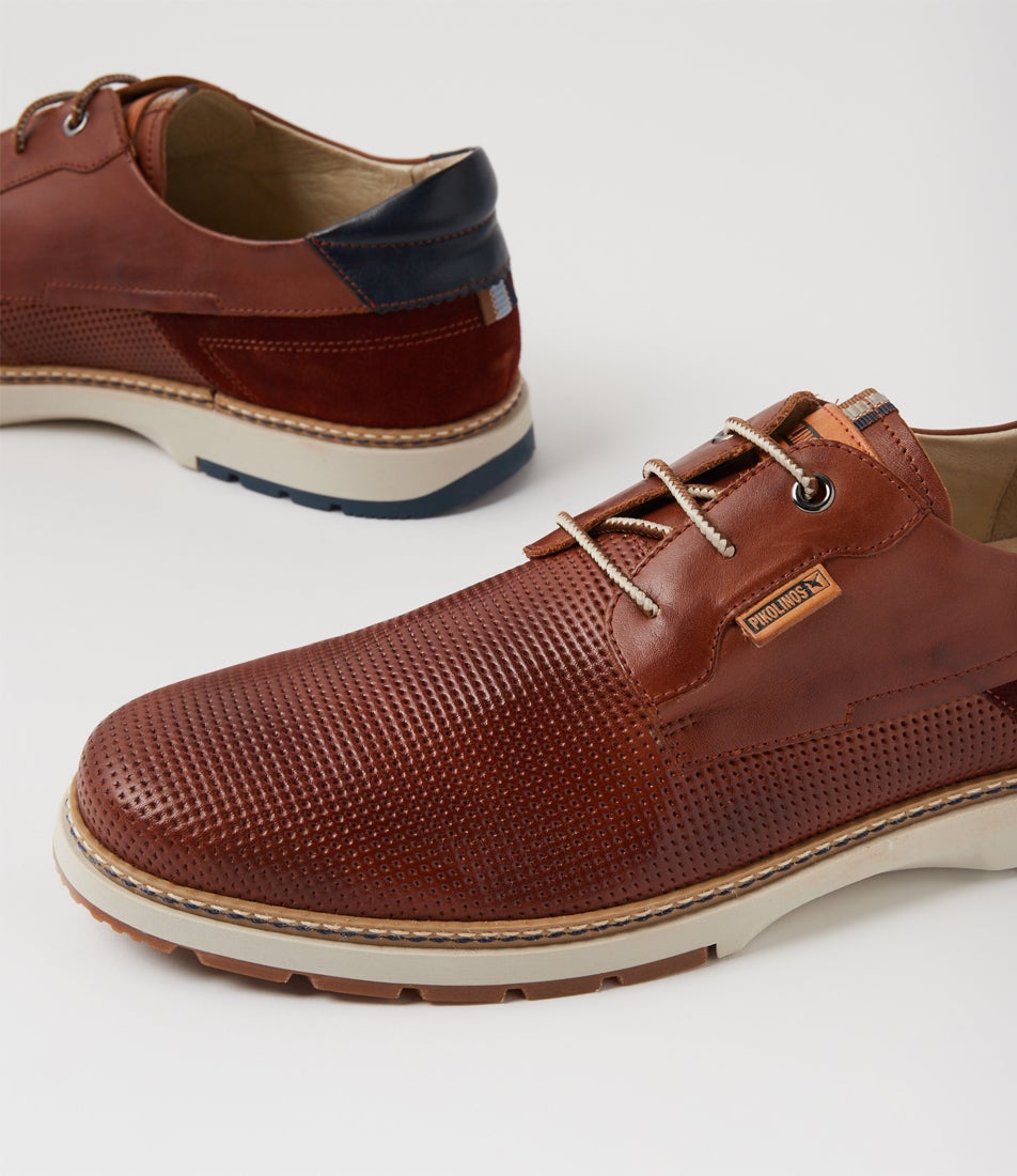 Olvera 22 Cuero Leather Lace Up Flats
