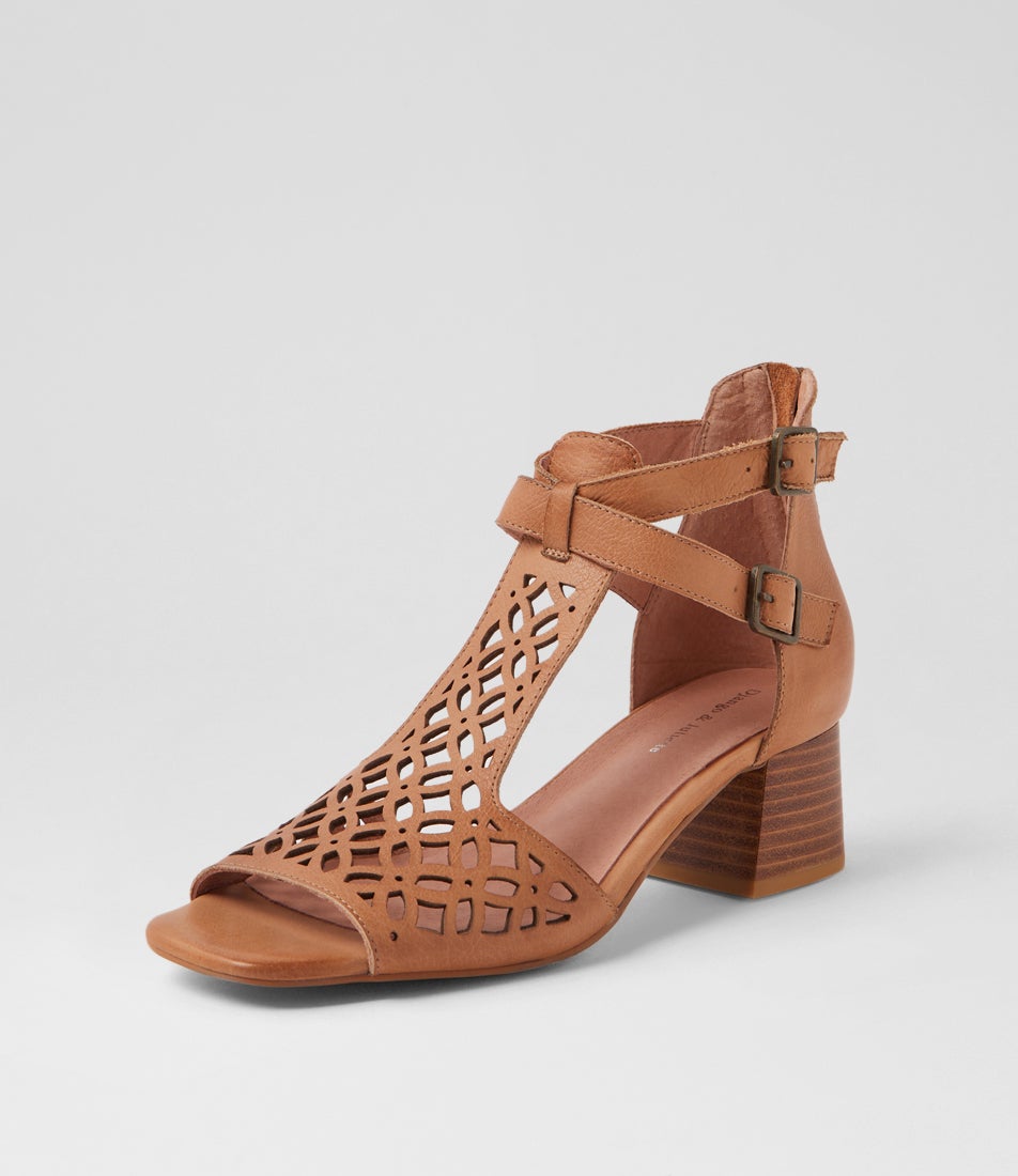 Filib Dark Tan Leather Sandals