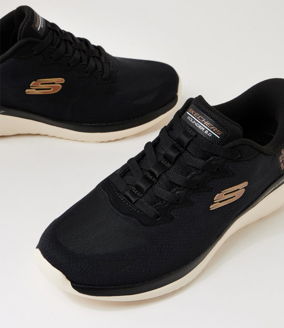 Bounder 2 Maylon Black Knit Sneakers