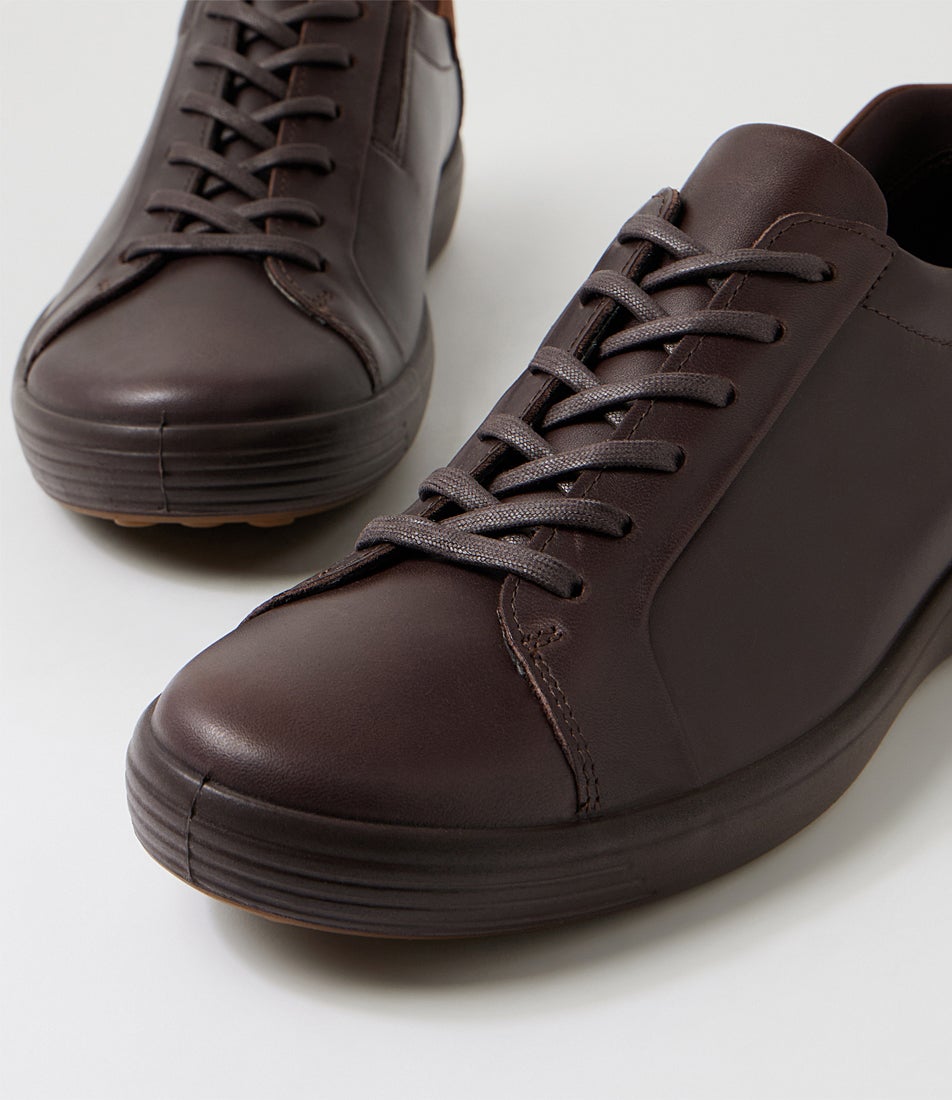 Soft 7 M Mocha Cocoa Brown Leather Sneakers