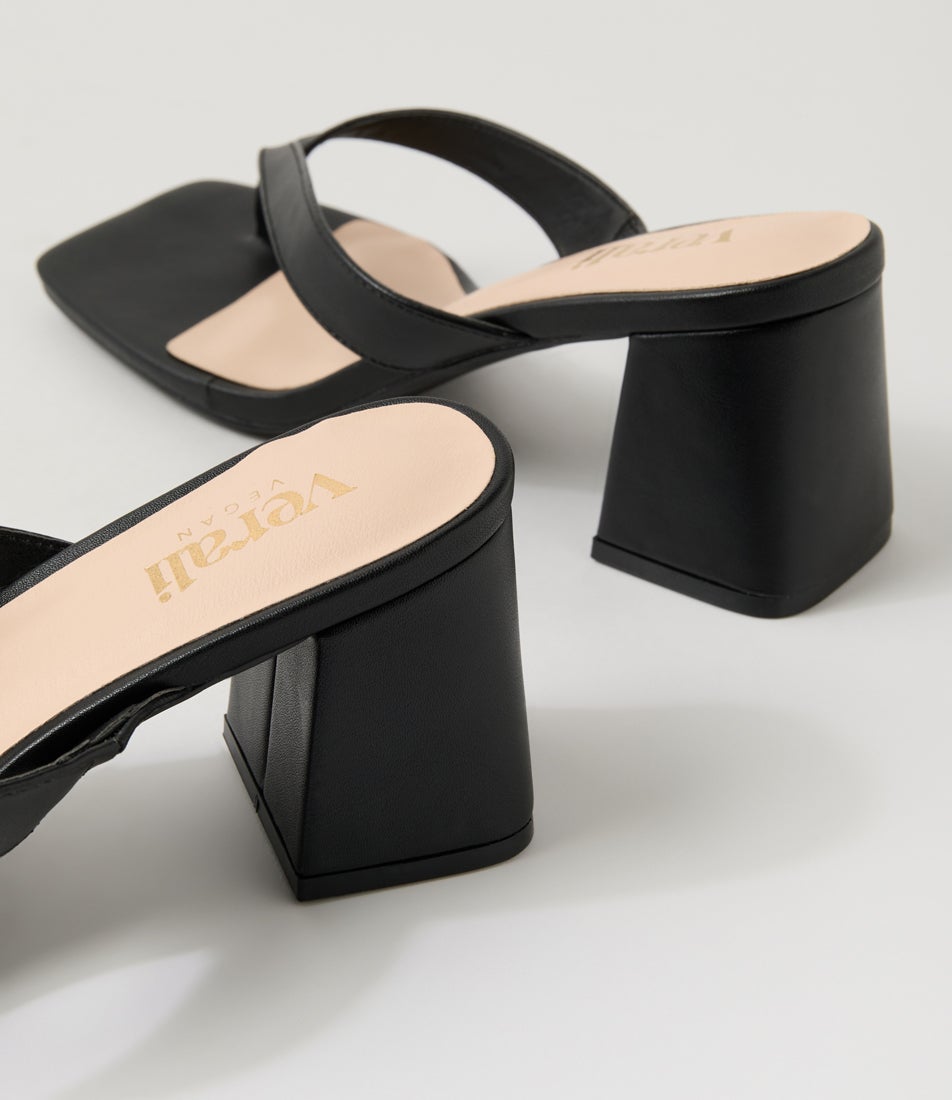 Stoked Black Sandals