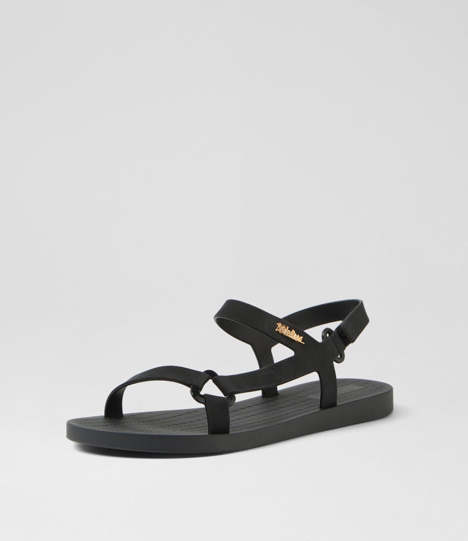 Melissa Sun Downtown Ad My Black Pvc Sandals