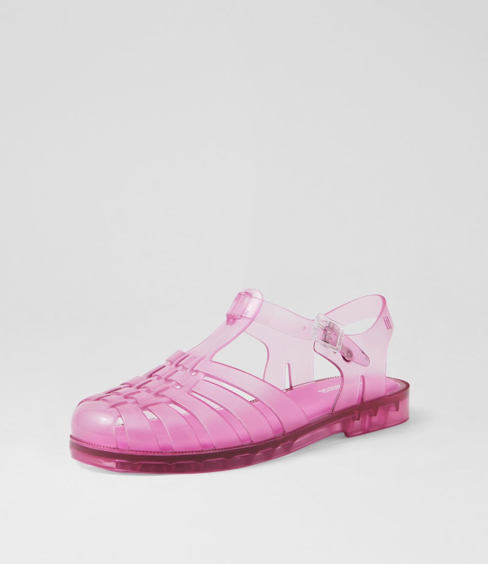 Possession Clear Pink Pvc Sandals