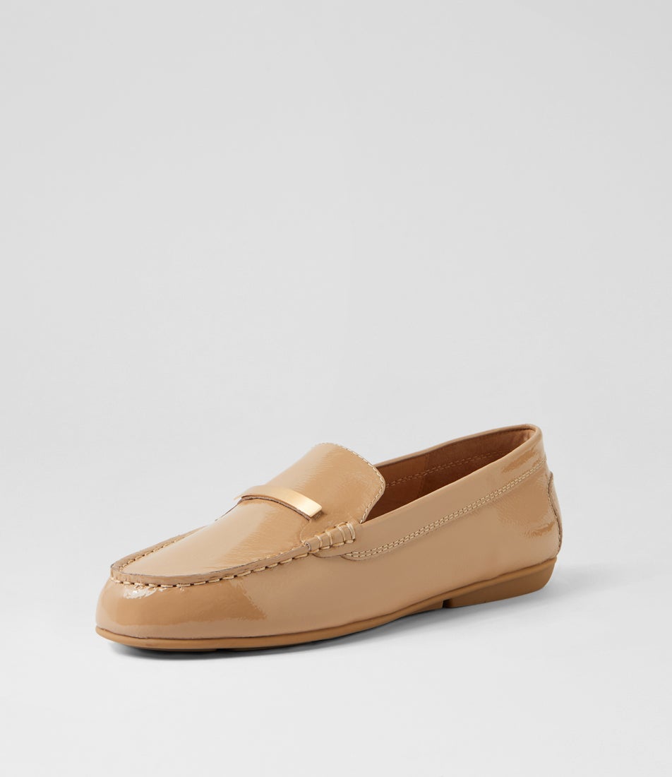 Rube Camel Patent Leather Loafers