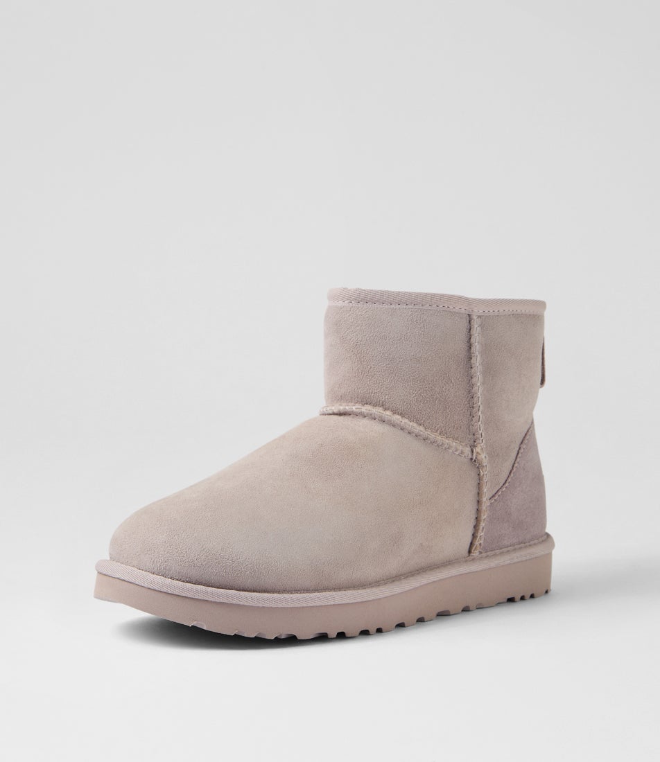 Classic Mini 2 Pale Smoke Sheepskin Calf Boots