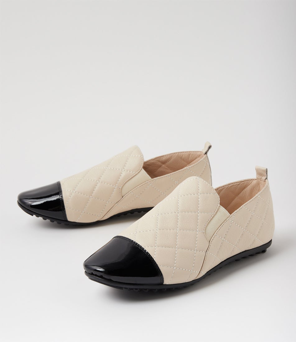Brandt Black Milk Patent Leather Flat Shoes