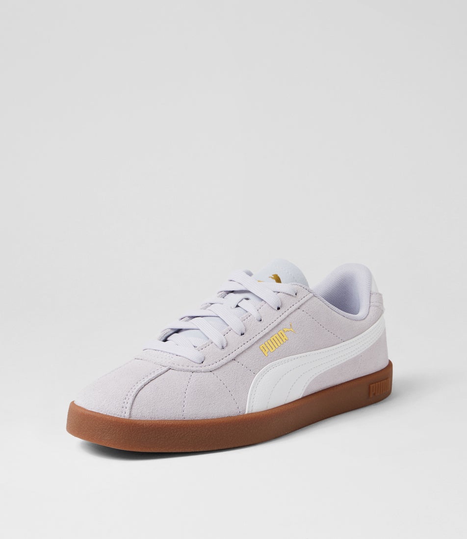 Puma Club 2 W Lavender Pop White Fabric Sneakers