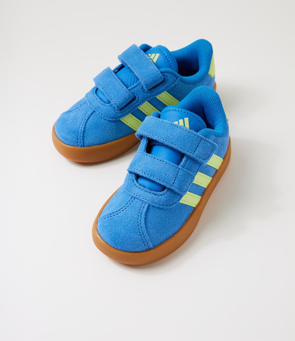 Vl Court 3 Cf I Toddler Bright Royal Pulse Lime Gum Fabric Sneakers