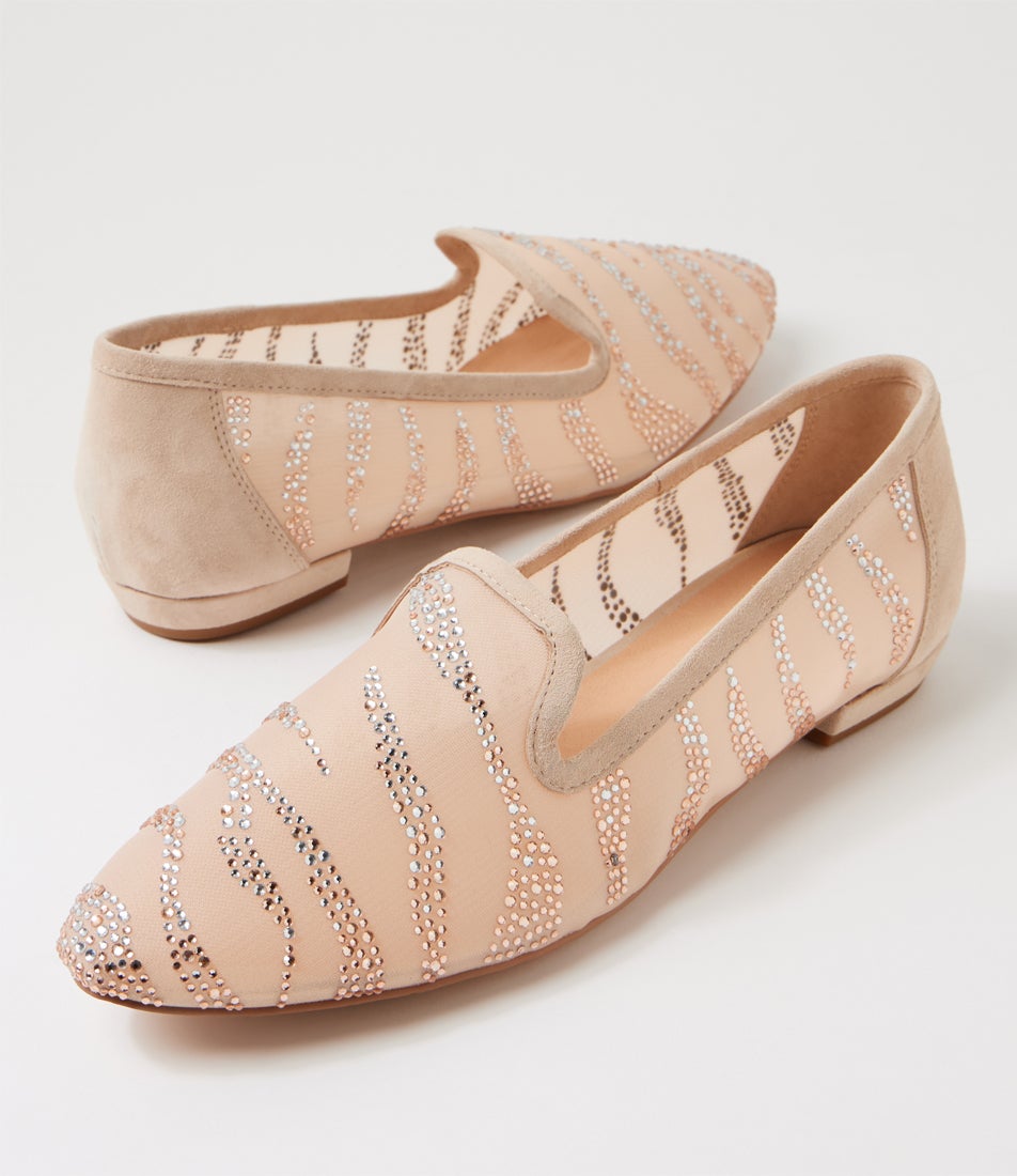 Agge Nude Mix Loafers