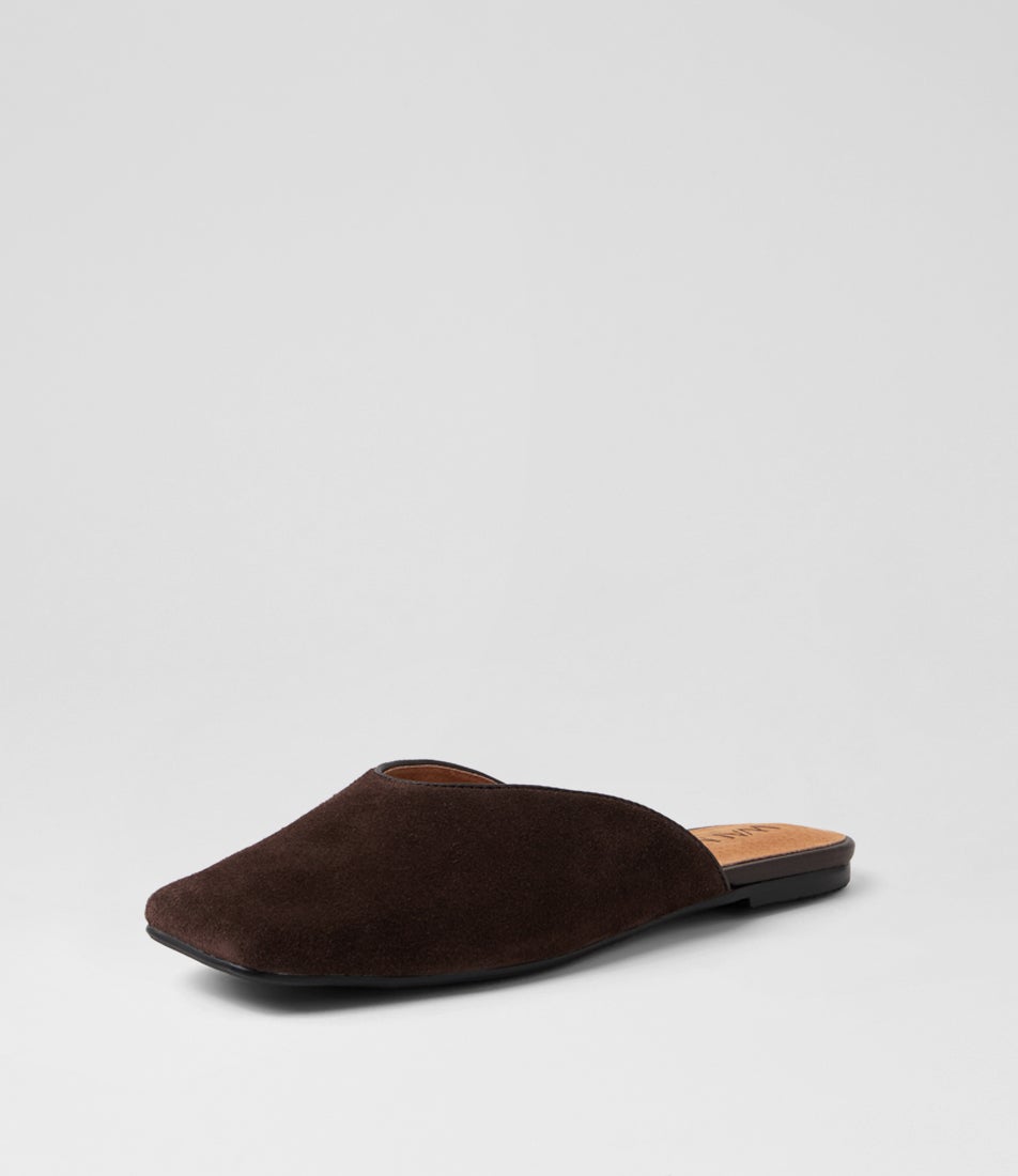 Tyla Loafer Bitter Chocolate Suede Loafers