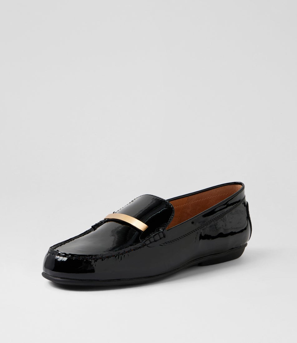 Rube Black Patent Leather Loafers