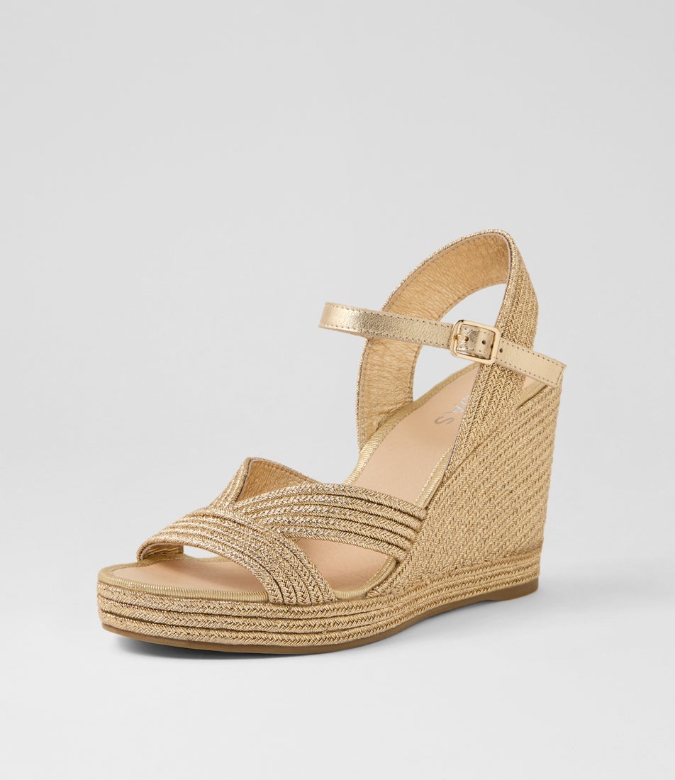 Esha Gold Rope Sandals