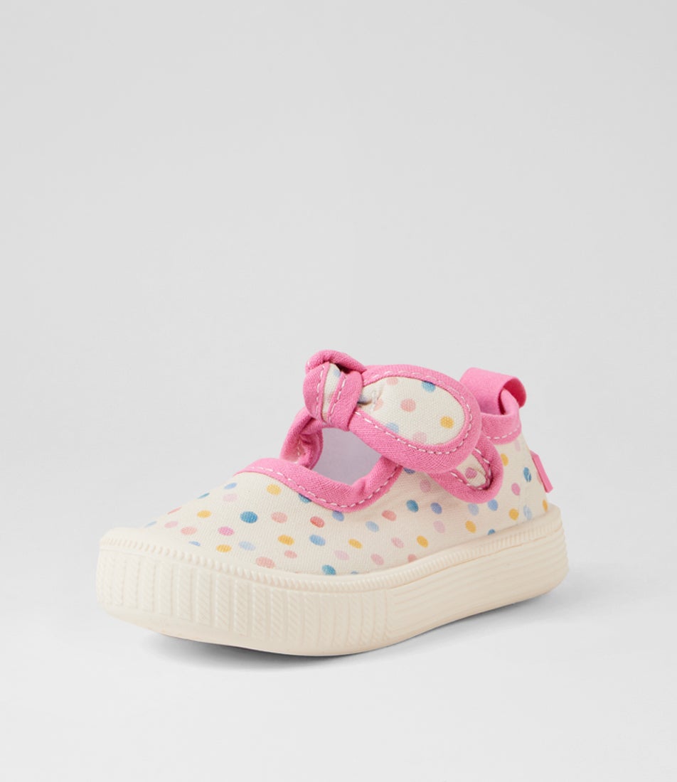 Millie Toddler Hundreds And Thousands Canvas Flat Shoes