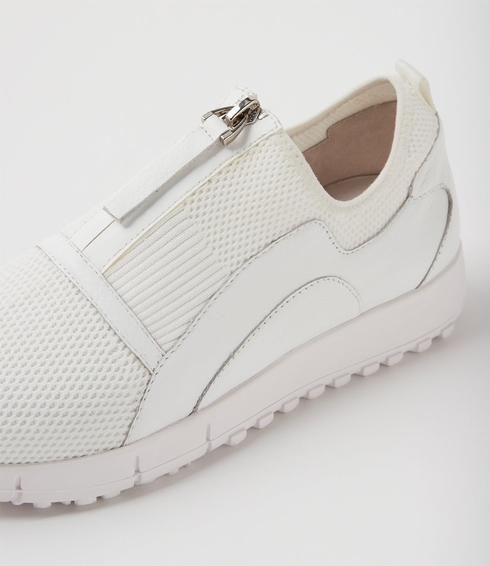 Journee White Mix Sneakers