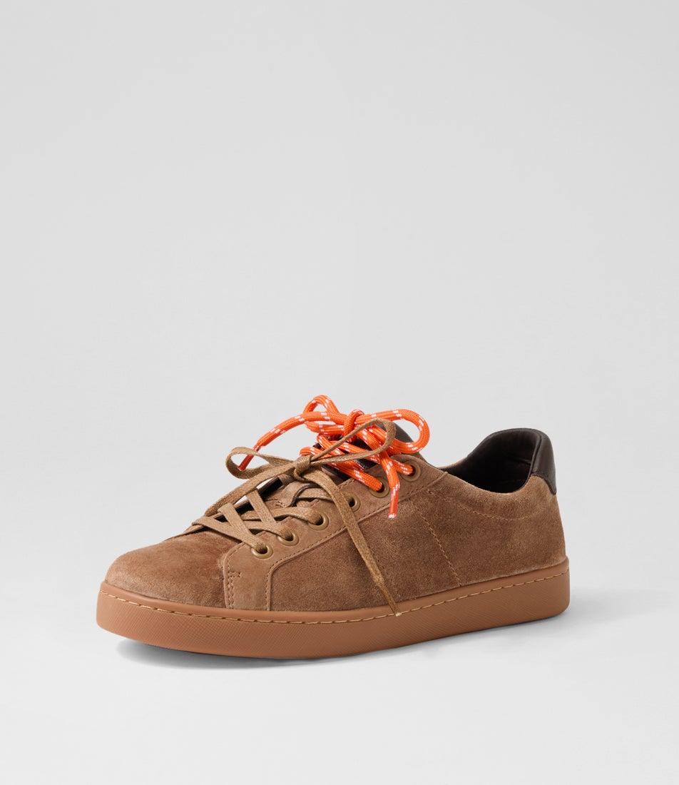 Noble Light Choc Suede Sneakers