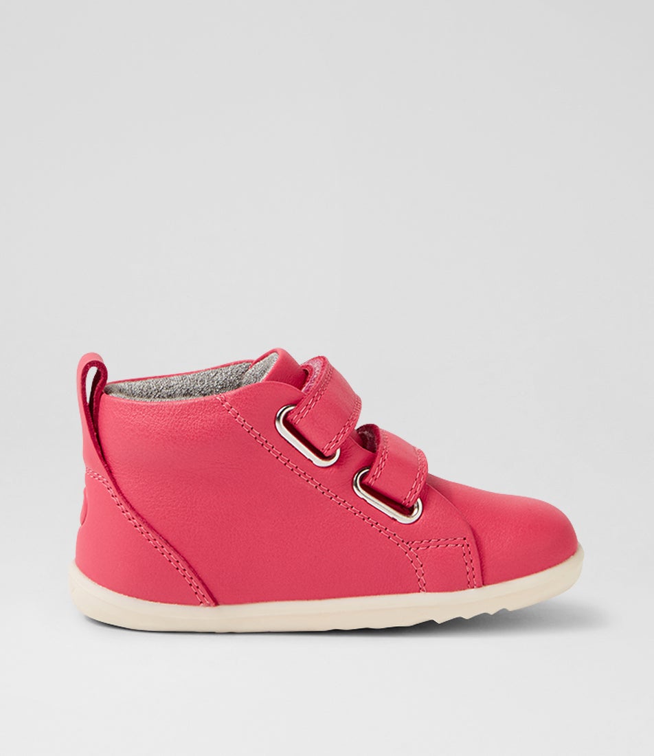 Su Grass Court High Infant Radiant Raspberry Leather Ankle Boots