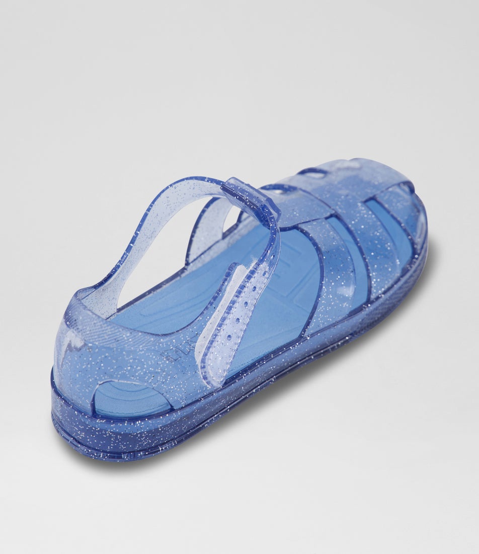 Clear Jelly Junior Blue Pvc Sandals