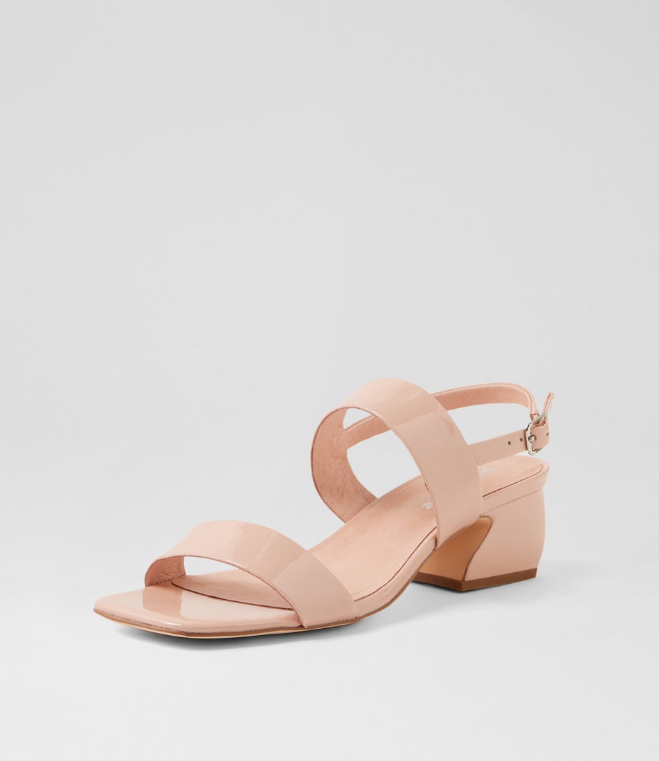 Shaney Pale Pink Patent Leather Sandals