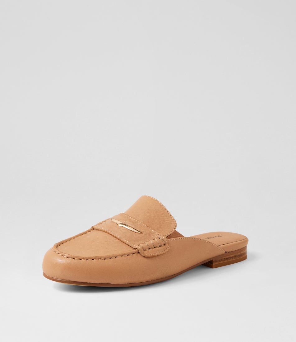 Tyreks Cafe Polish Leather Mules