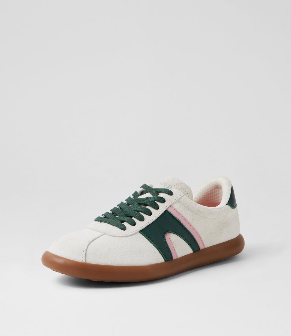 Pelotas Soller White Green Multi Leather Sneakers