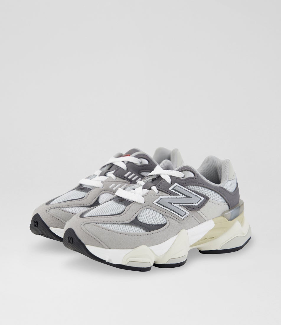 9060 Junior Raincloud Castlerock Suede Sneakers