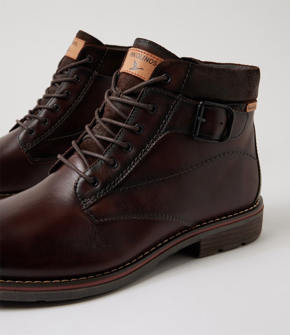 York 45 Olmo Leather Lace Up Boots